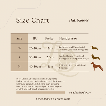 Chrysanthemum Halsband Rostrot