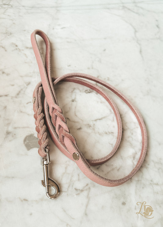 B-Ware Fettlederleine Flieder 1,20m (bis 7kg)