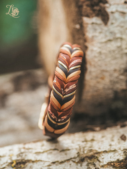 Chrysanthemum Halsband Rostrot