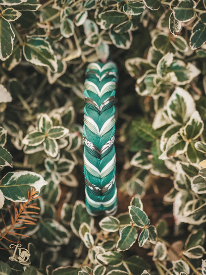 Edelweiss Halsband Grün