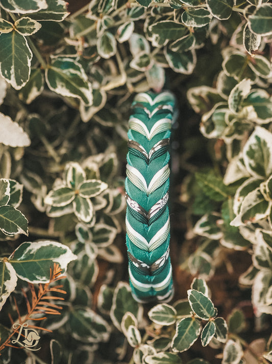 Edelweiss Halsband Grün