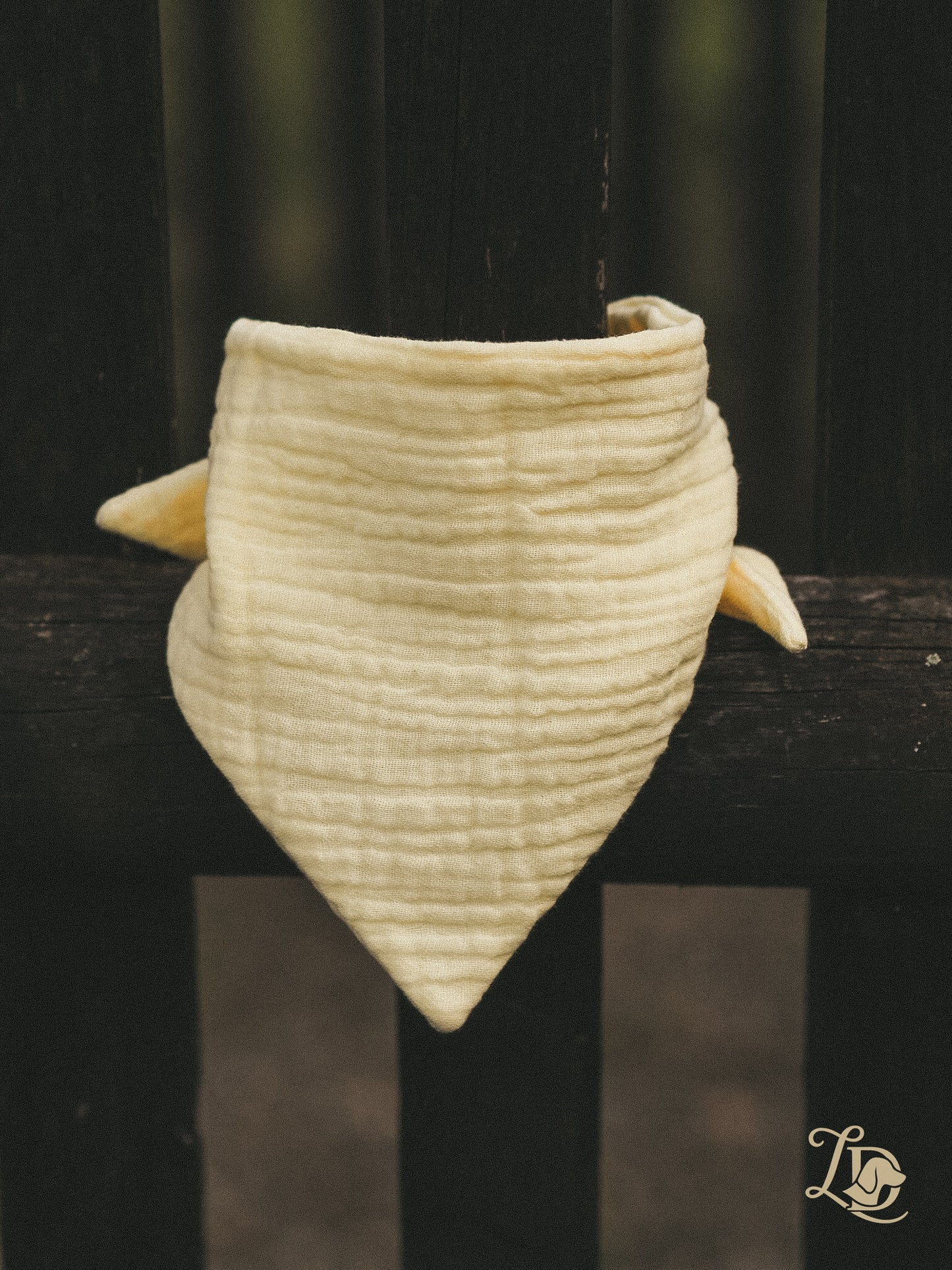 Pastel Yellow Halstuch (Musselin)