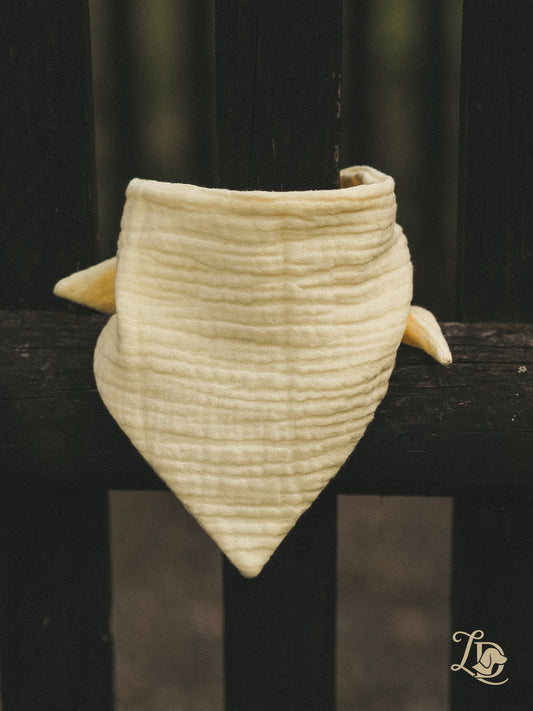 Pastel Yellow Halstuch (Musselin)