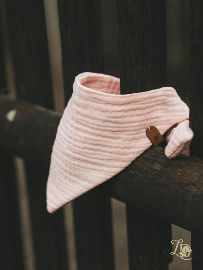 Pastel Pink Halstuch (Musselin)