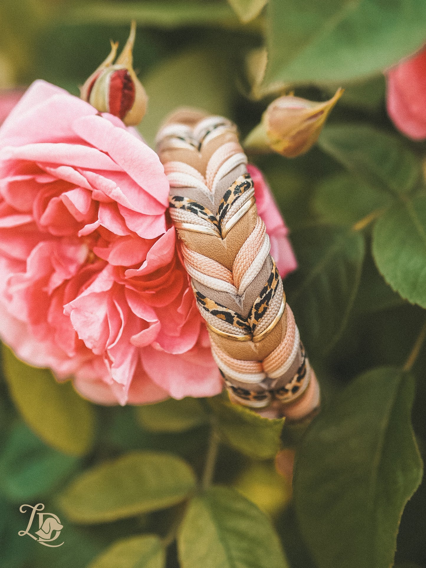 Leo Halsband Pastellpink
