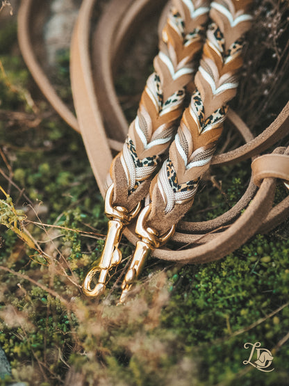 Sofortkauf Leine Leo Cognac Special 2,40m (bis max. 7kg)