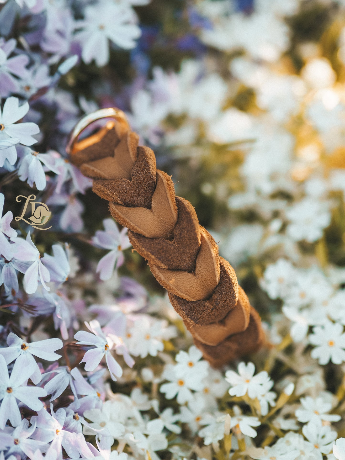 Blank Cognac Halsband